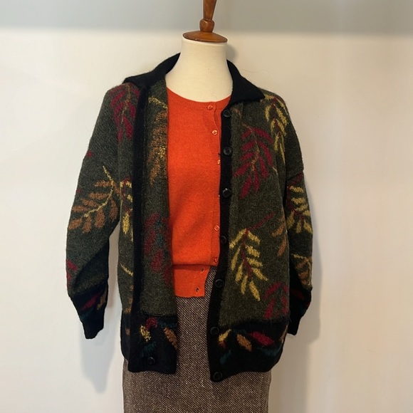 Minkha 💯 alpaca hand knitted in Bolivia jacket sweater - Picture 11 of 14